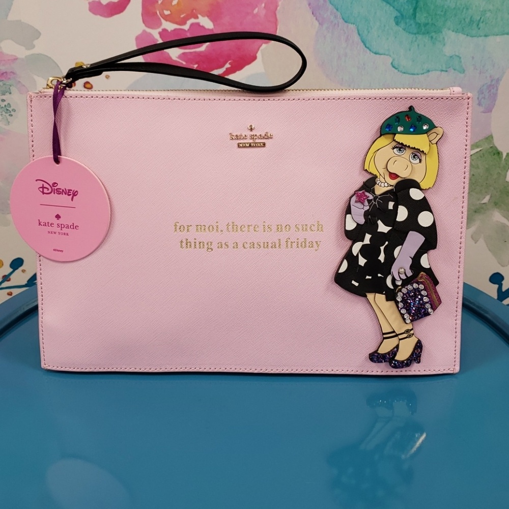 Kate Spade Miss Piggy Clutch